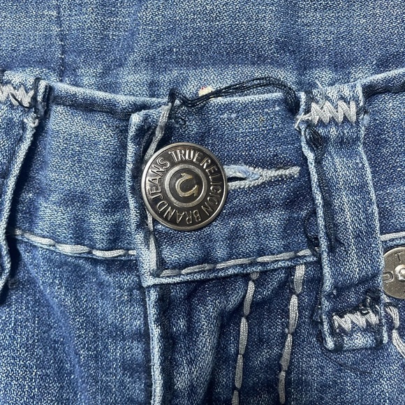 Vintage Y2K True Religion USA Made Billy Super T Jeans (30x33) Blue Denim READ - Picture 3 of 15